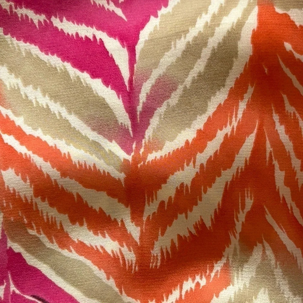 Trina Turk Silk Halter Ruched Maxi Dress Ruffle bottom NEW Size 12 - Picture 4 of 10